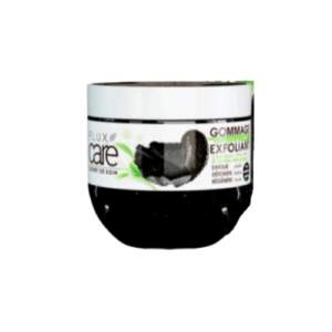 FLUX CARE GOMMAGE VISAGE ET CORPS CHARBON THE  VERT ET ACIDE SALICYLIQUE
