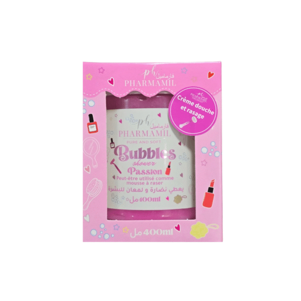 PHARMAMIL BUBBLE SHOWER 400ML PASSION
