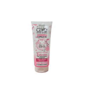 FLUX CARE MASQUE ET PRE-SHAMPOOING CAPILAIRE 200ML FLEUR DE COTON ET HUILE DE ROSE