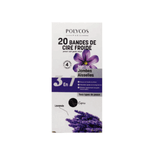 POLYCOS BANDE DE CIRE FROIDE LAVANDE JAMBES