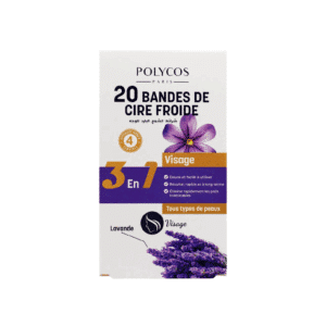 POLYCOS BANDE DE CIRE FROIDE LAVANDE VISAGE