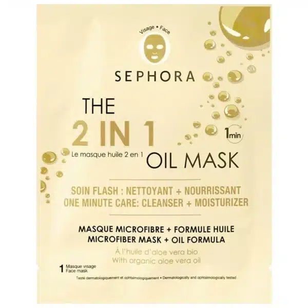 SEPHORA MASQUE TESSU 2EN1 OIL MASK