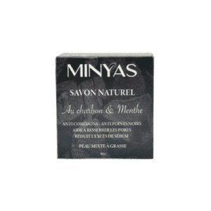 MINYAS SAVON NATUTEL AU CHARBON DE MENTH