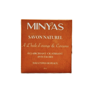 MINAYS SAVON NATUREL A L'HUILE D'ORANGE ET CURCUMA