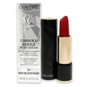 LANCOME ABSOLU ROUGE RUBY CREAM LIP BAR 01 BAD BOOD RUBY