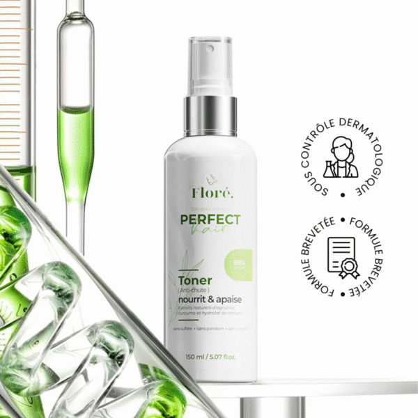 ⁦FLORE TONER NOURRIT ET APAISE ANTI CHUTE 150ML⁩ - الصورة ⁦2⁩