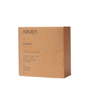 ARVEA SAVON MIEL ET SON DE BLE PEAU NORMAL A MIXTE 90G