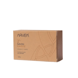 ARVEA SAVON KARITE VISAGE ET CORPS TOUT TYPES DE PEAUX  100G