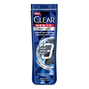CLEAR SHP 360ML 3EN1 CHARBON PURIFIANT
