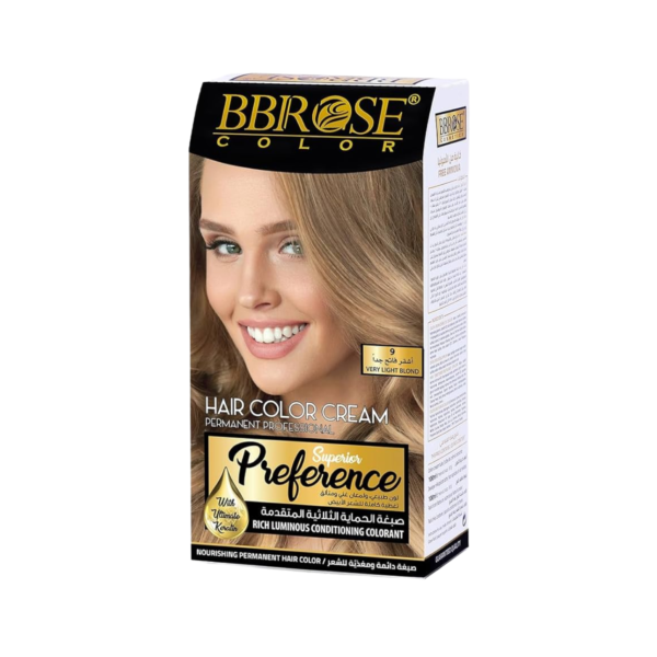 BBROSE COLORATION SUPERIOR PREFERENCE  9 VERY LIGHT BLOND