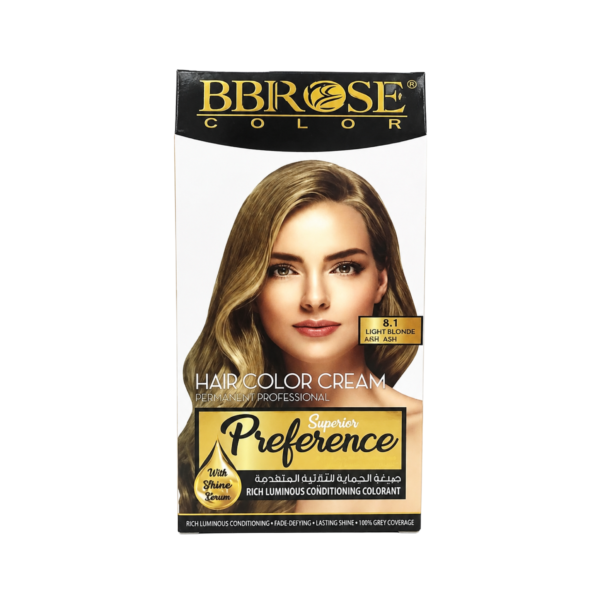 BBROSE COLORATION SUPERIOR PREFERENCE  8.11 LIGHT BLOND OLIVE