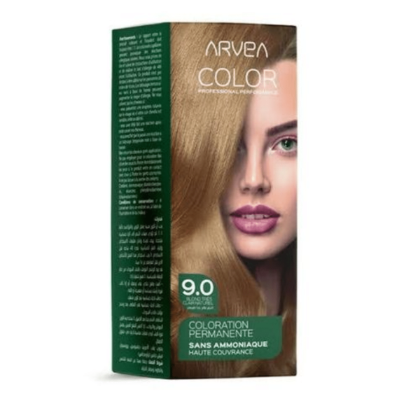 ARVEA COLORATION SANS AMONIAQUE 9.0 BLOND TRES CLAIR