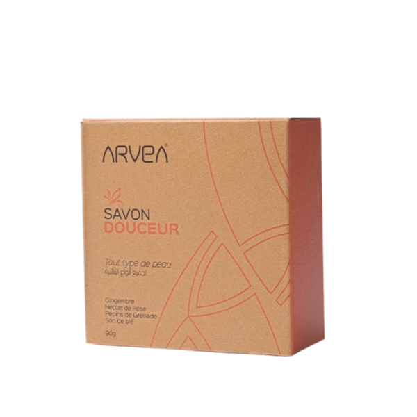 ARVEA SAVON DOUCEUR TOUT TYPES DE PEAUX 90G