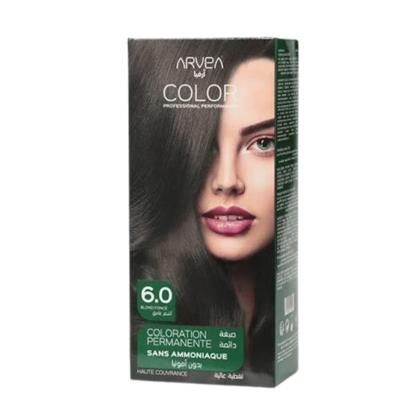 ARVEA COLORATION SANS AMONIAQUE 6.0 BLOND FONCE