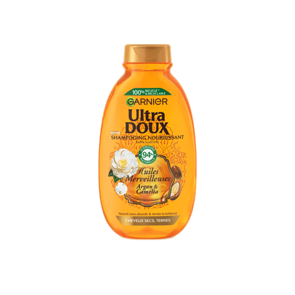 GARNIER ULTRA DOUX SHAMPOING 250 HUILE D ARGAN