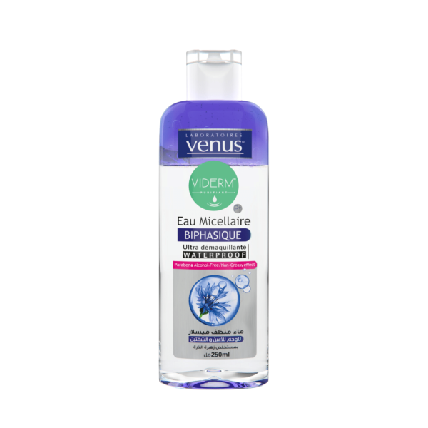 VENUS EAU MICELLAIRE 250ML BIPHASIQUE WATERPROOF