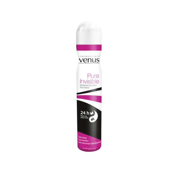 VENUS DEODORANT 200ML INVISIBLE PURE