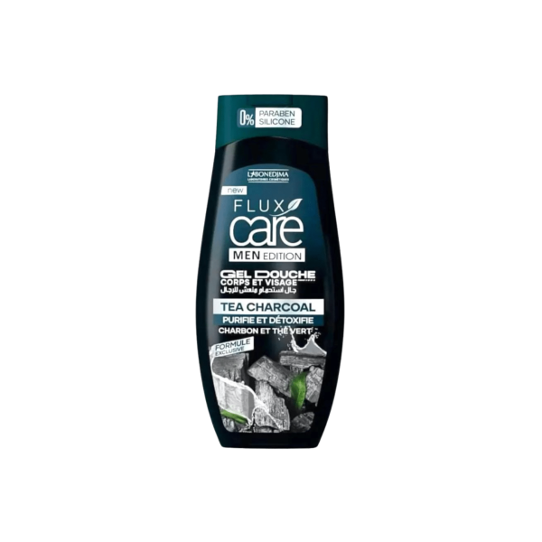 FLUX CARE MEN EDITION GEL DOUCHE TEA CHARCOAL