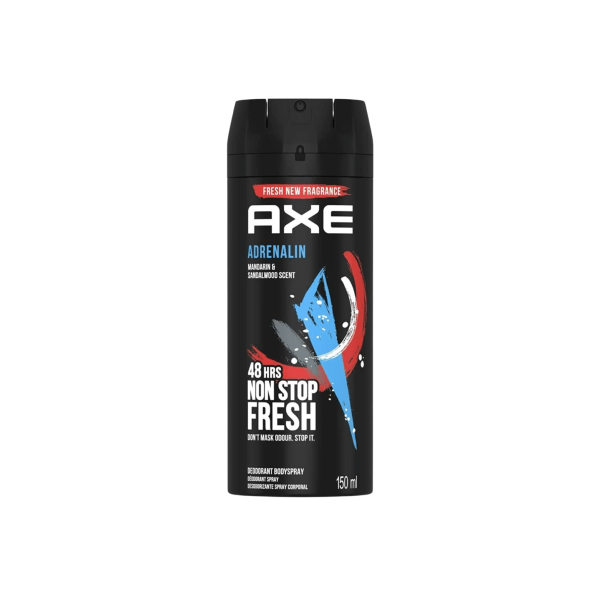 AXE DEODORANT 150ML ADRENALIN