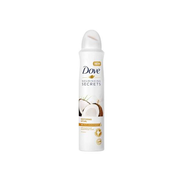 DOVE DEODORANT 250ML COCO