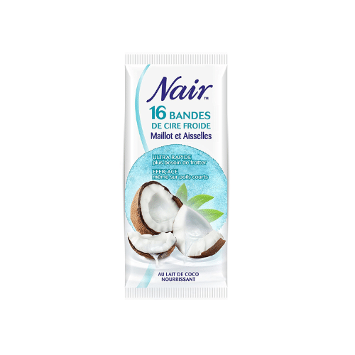 NAIR BANDE DE CIRE MAILLOT AISSELLES