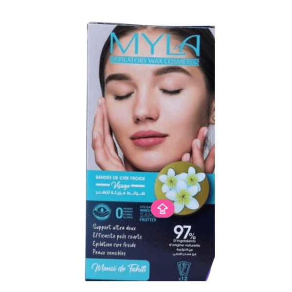 MYLA BANDE DE  CIRE VISAGE MONOI DE TAHITI