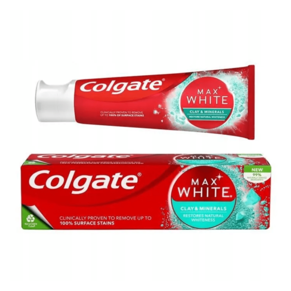 COLGATE MAX WHITE CLAY AND MINERALS 75ML