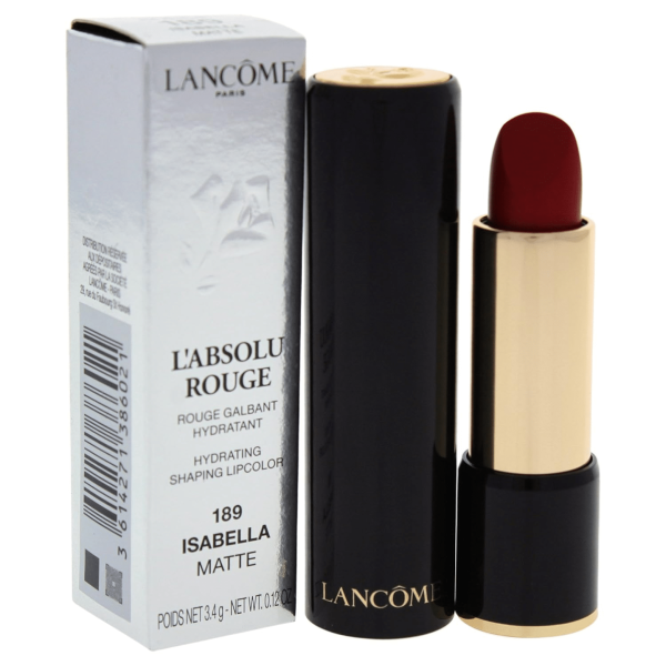 LANCOME ABSOLU ROUGE RUBY CREAM LIP BAR 189 ISABELLA MATTE