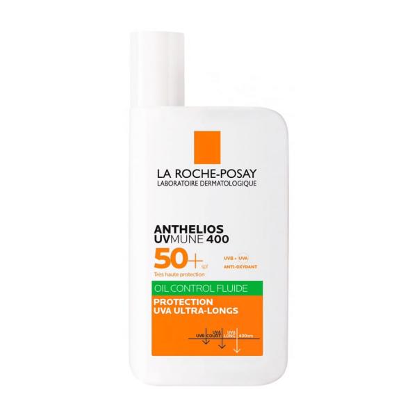 LA ROCHE POSAY ANTHELIOS UVMUNE 400 50+SPF FLUIDE OIL CONTROL PROTECTION UVA ULTRA LONGS