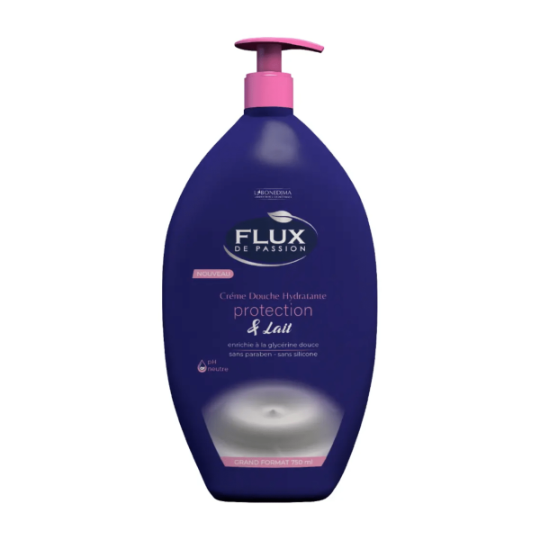 FLUX DE PASSION GEL DOUCHE 750ML PROTECTION ET LAIT