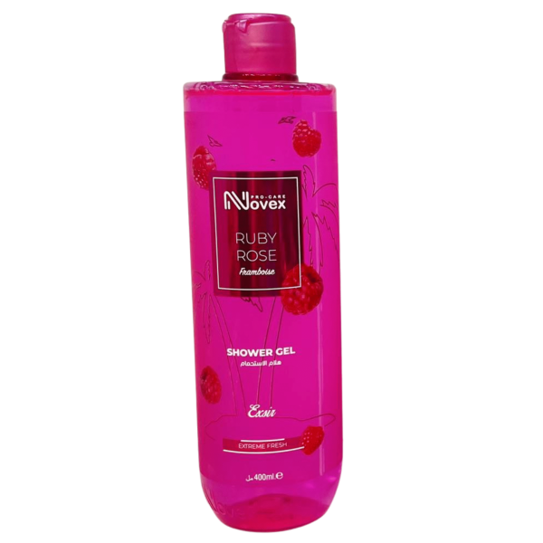 NOVEX GEL DOUCHE 400ML RUBYROSE FRAMBOISE