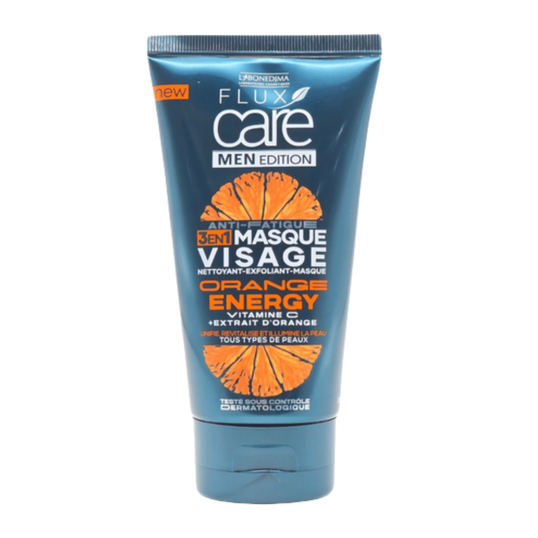 FLUX CARE MEN EDITION MASQUE VISAGE 150ML ORANGE ENERGY