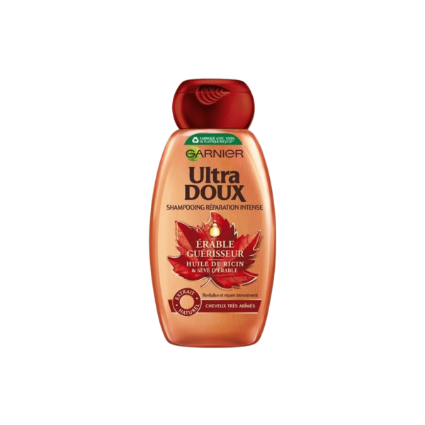 GARNIER ULTRA DOUX SHAMPOING ERABLE  GUERISSEUR
