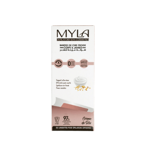 MYLA BANDS DE CIRE FROIDE CREME DE RIZ