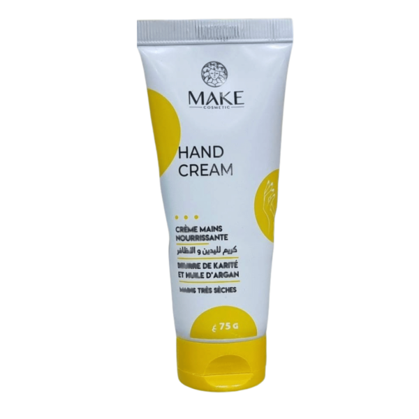 MAKE HAND CREAM  75G BEURRE DE KARITE ET HUILE D'ARGAN MAIN TRES SECHES