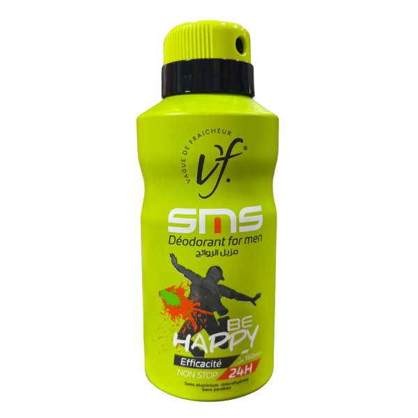 VAGUE DE FRAICHEUR DEODORANT MEN SMS 150ML BE HAPPY