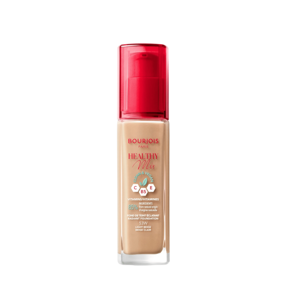 BOURJOIS F.D.T HEALTHY MIX ANTI FATIGUE N 53 BEIGE CLAIR