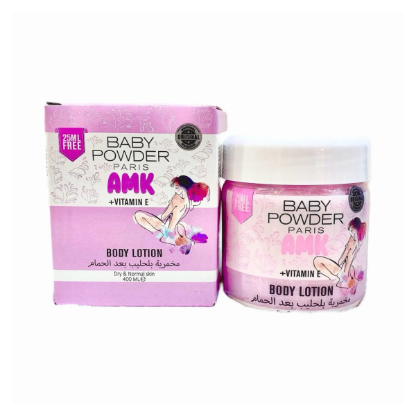 BABY POWDER BODY LOTION 400ML SAUMON