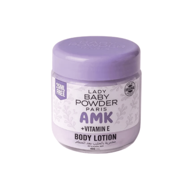 BABY POWDER BODY LOTION 400ML MAUVE