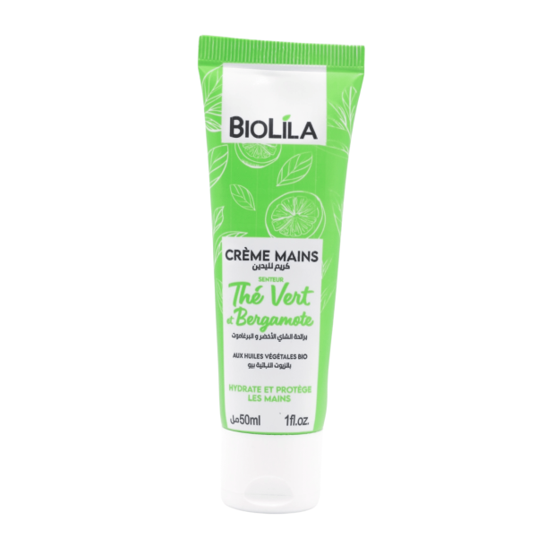 BIOLILA CREME MAIN 50ML THE VERT ET BERGAMOTE