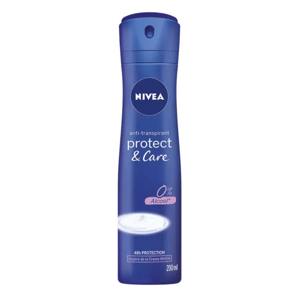 NIVEA DEO 200ML PROTECT AND CARE WITH INGREDIENTS OF NIVEA CREME