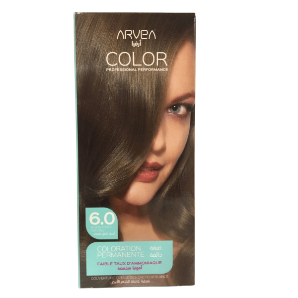 ARVEA COLORATION A FAIBLE TAUX D'AMMONIAUE 6.0 BLOND FONCE NATUREL