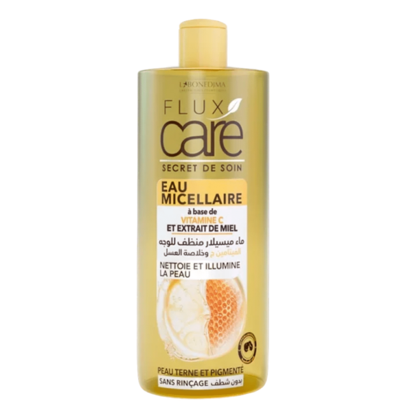FLUX CARE EAU MICELLAIRE 295ML VITAMINE C ET EXTRAIT DE MIEL
