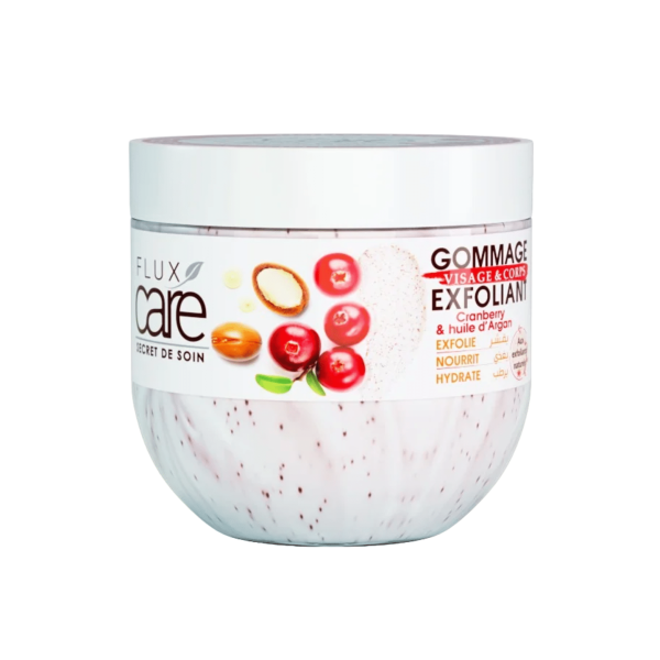 FLUX CARE GOMMAGE VISAGE ET CORPS CRANBERRY ET L'HUILE D'ARGAN