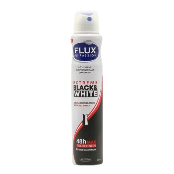 FLUX DE PASSION DEO 200ML EXTREME BLACK AND WHITE