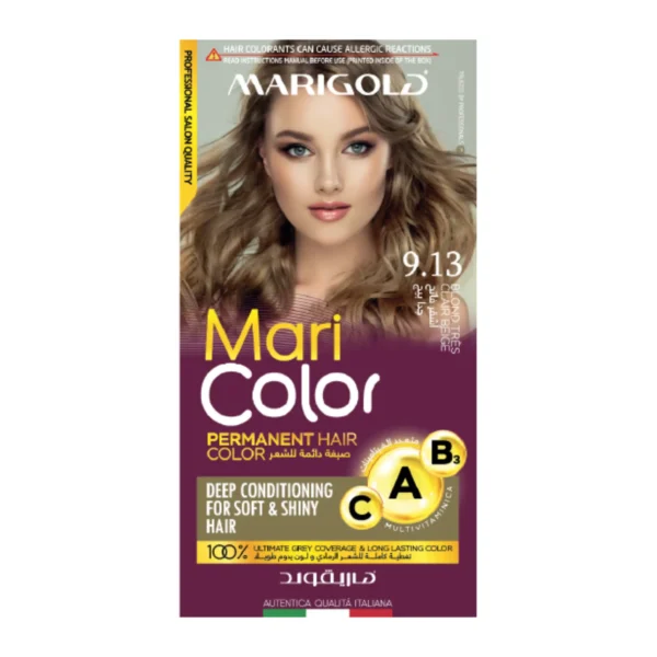 MARI COLORATION PERMANENT HAIR COLOR  9.13 BLOND TRES CLAIRE BEIGE