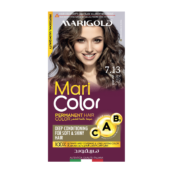 MARI COLORATION PERMANENT HAIR COLOR  7.13 BLOND BEIGE