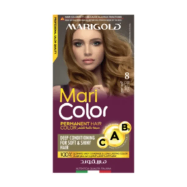MARI COLORATION PERMANENT HAIR COLOR  8 BLOND CLAIR