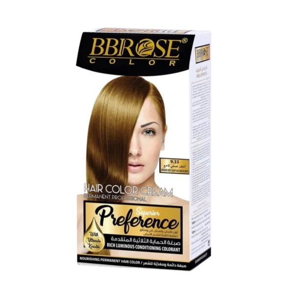 BBROSE COLORATION SUPERIOR PREFERENCE  9.33 INTENSE VERY LIGHT GOLDEN BLOND