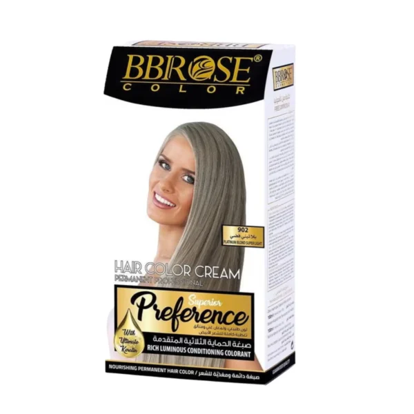 BBROSE COLORATION SUPERIOR PREFERENCE  902 PLATINUM BLOND SUPER LIGHT